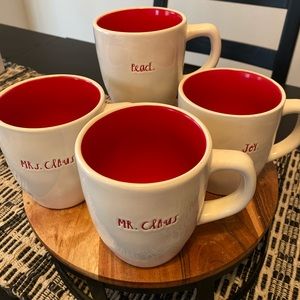 Rae Dunn Holiday Mugs (Set of 4)